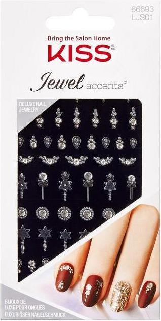 Produktbild KISS Jewel Accents (Nagelverzierung, Silber)
