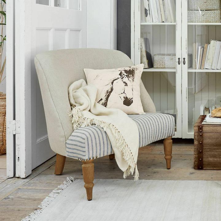 Produktbild Loberon Sessel Maplewood beige/grau