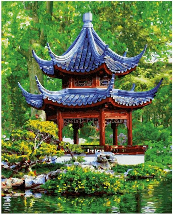Image du produit Schipper Peinture par numéros Pagode dans un jardin japonais