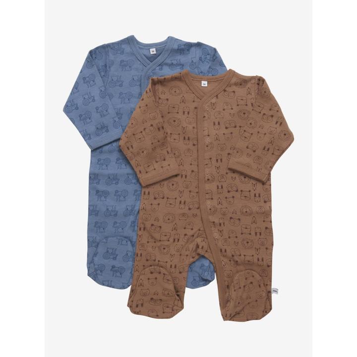 Image du produit Pippi Dors-bien Lot de 2 Blue Mirage T. 56 (56)