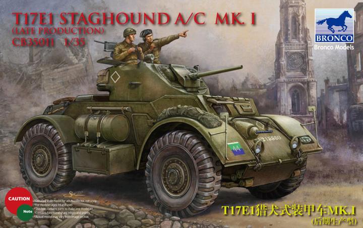 Actual product image Bronco T17E1 Staghound Mk.I Late Production