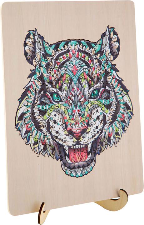 Actual product image Grafix Unique wooden puzzle tiger, 130pcs. (132 pieces)