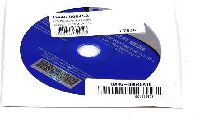 Produktbild Samsung CD Restore XP Home