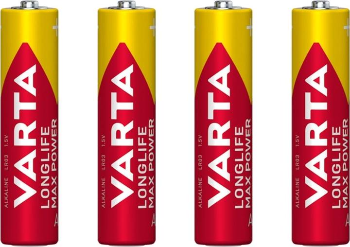 Actual product image Varta LONGLIFE Max Power (4 pcs., AAA, 1280 mAh)
