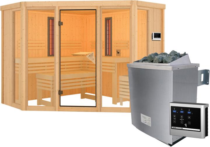 Immagine prodotto Karibu Cabina a infrarossi Asta ingresso ad angolo (9 KW di controllo esterno)