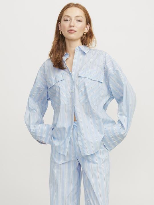 Produktbild JJXX Jxava Poplin Ls O-Size Pock Shirt Wvn Ln (M)