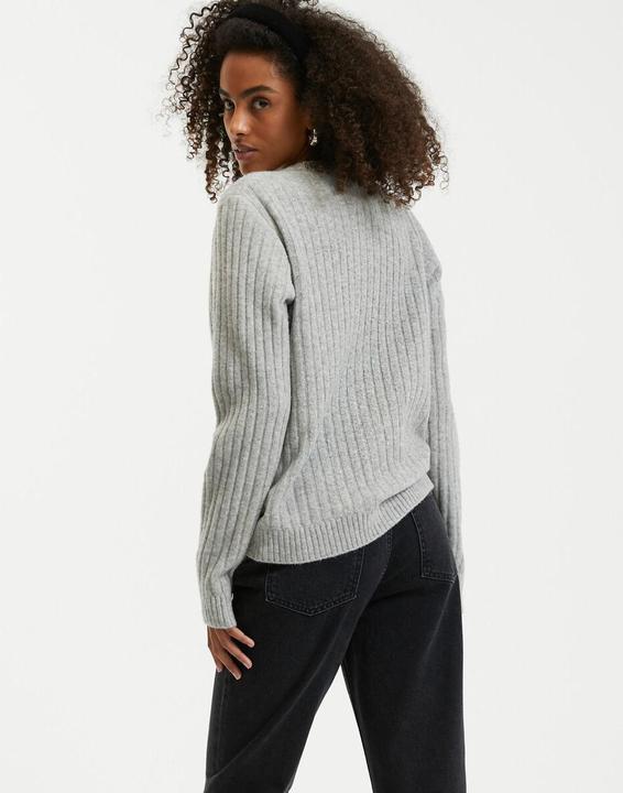 Image du produit La Redoute Collections Cardigan en maille côtelée (38)