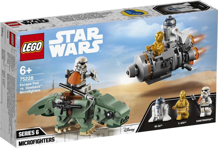 Produktbild LEGO Microfighters Escape Pod vs. Dewback (75228, LEGO Star Wars)