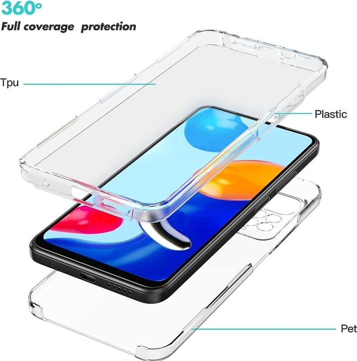 Produktbild Screenguard 360° Screen & Body Protector Xiaomi Redmi Note 11S Hülle mit Folie (Xiaomi Redmi Note 11S)