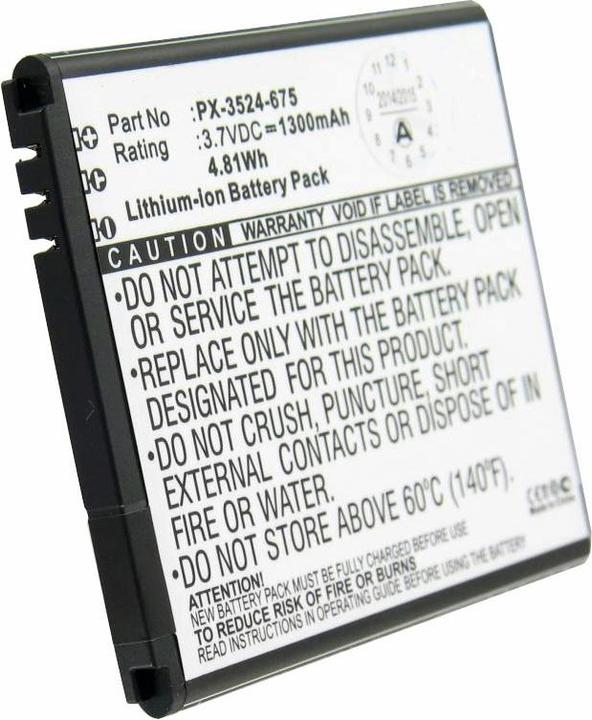 Produktbild AccuCell Akku Simvalley SP-140, Ersatzakku PX-35234, PX-3524-675