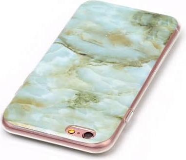 Produktbild Ueli Express iPhone 6s / 6 Gummi Hülle TPU Marmor Optik Grün (Apple iPhone 6s, Apple iPhone 6)
