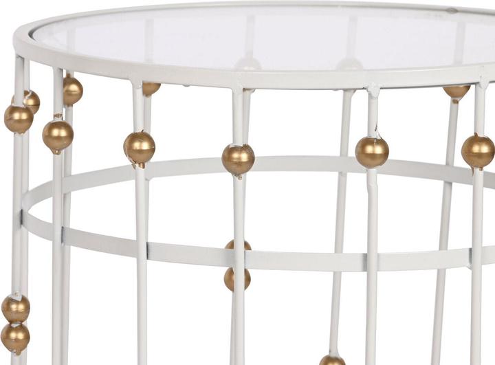 Immagine prodotto Esprit Set of 2 tables Home White Golden 42 x 42 x 55 cm (42 x 42 x 55 cm)