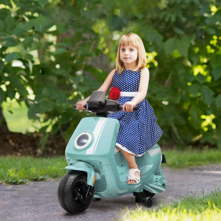 Produktbild Aiyaplay Kinder Elektro-Motorrad Kunststoff, Metall Grün