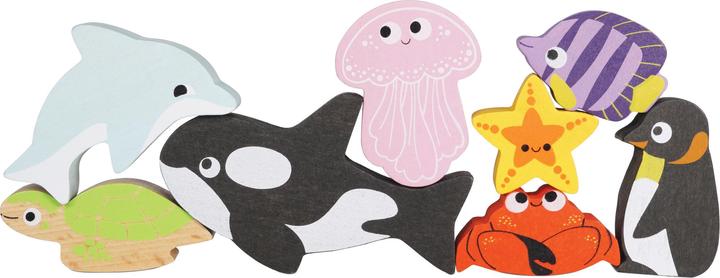 Actual product image Le Toy Van Stacking game sea animals
