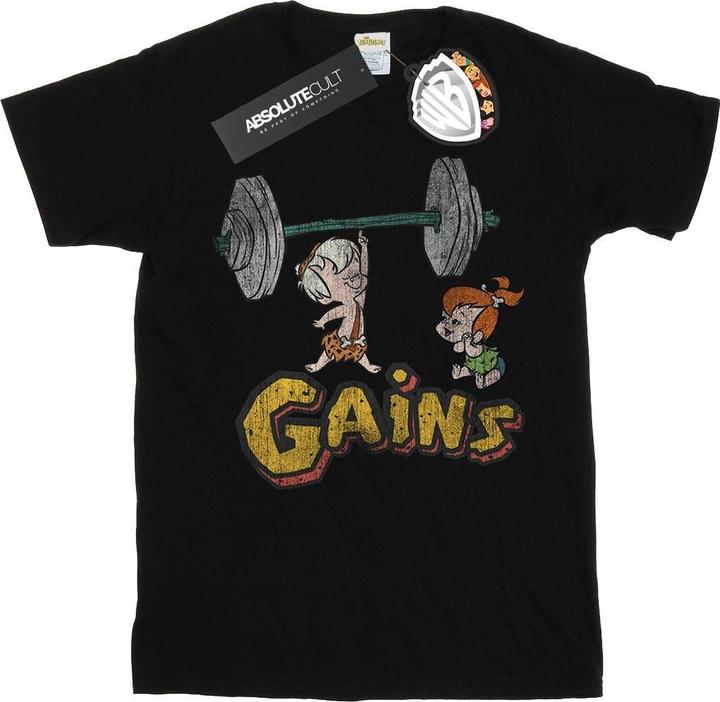 Immagine prodotto The Flintstones Bam Bam Gains Distressed Maglietta Ragazzi (140, 146)