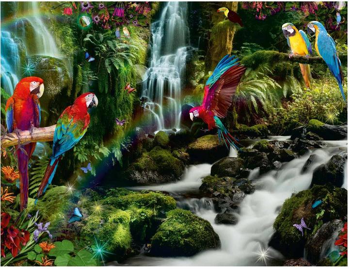 Actual product image Ravensburger Colorful parrots in the jungle (2000 pieces)