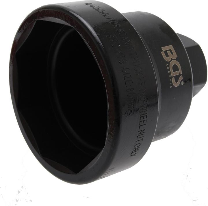 Actual product image BGS Truck Socket 8-point Ø 80 mm for SCANIA front wheel
