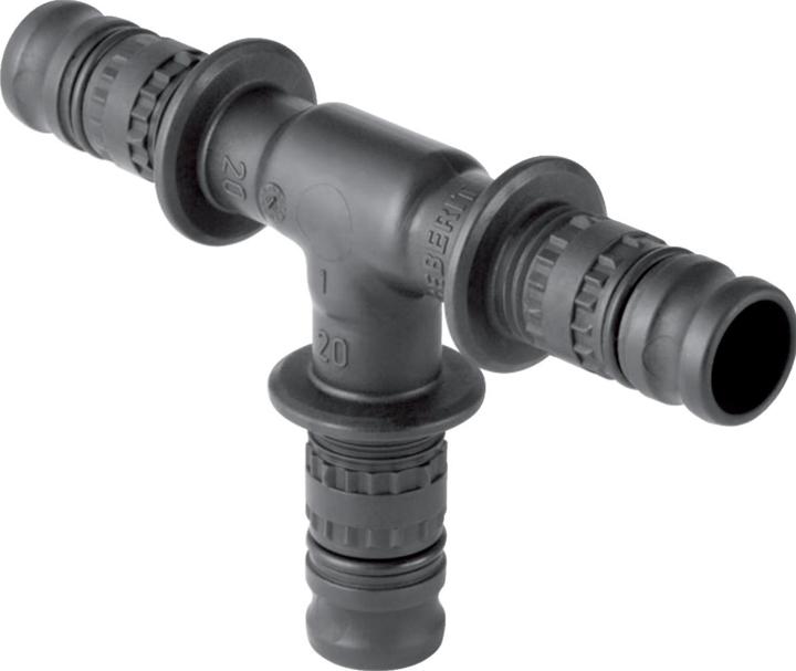 Actual product image Geberit Mepla press fitting T-piece 90 plastic 63 mm 627.310.00.5 (Press connection)