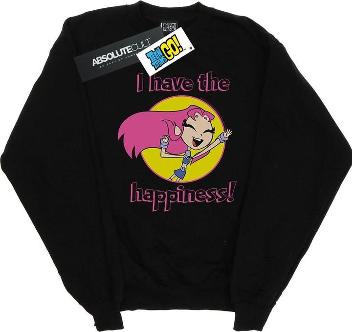 Image du produit - Sweat TEEN TITANS GO HAVE THE HAPPINESS - Fille (128)