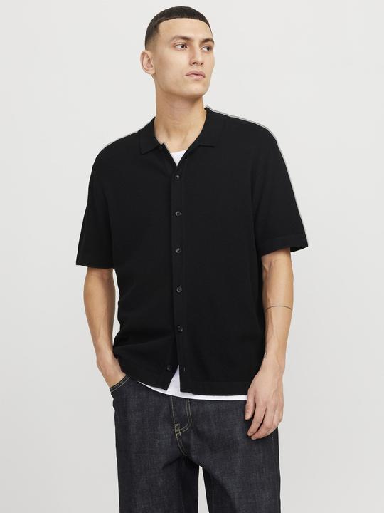 Produktbild Jack & Jones Jjeemil Knit Structure Shirt Ss Sn (XS)