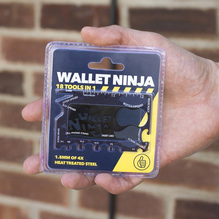 Image du produit Portefeuille Ninja 18in1 Multi-Tools (18 Fonctions)