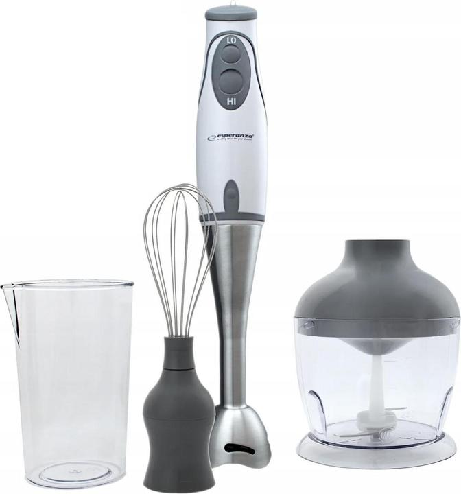 Produktbild Esperanza EKM003E Mixer 0 75 l Pürierstab 450 W Grau Weiss (EU-Stecker)