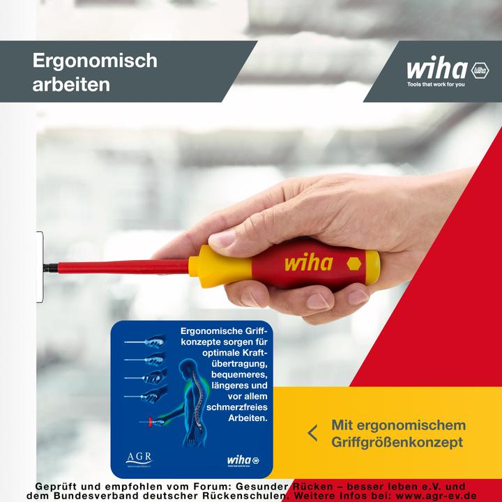 Produktbild Wiha SoftFinish (Schlitzschrauben, Pozidriv-Kreuzschlitz (PZ))