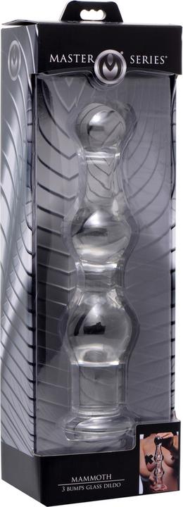 Produktbild Master Series Mammoth 3 Bumps Glass Dildo