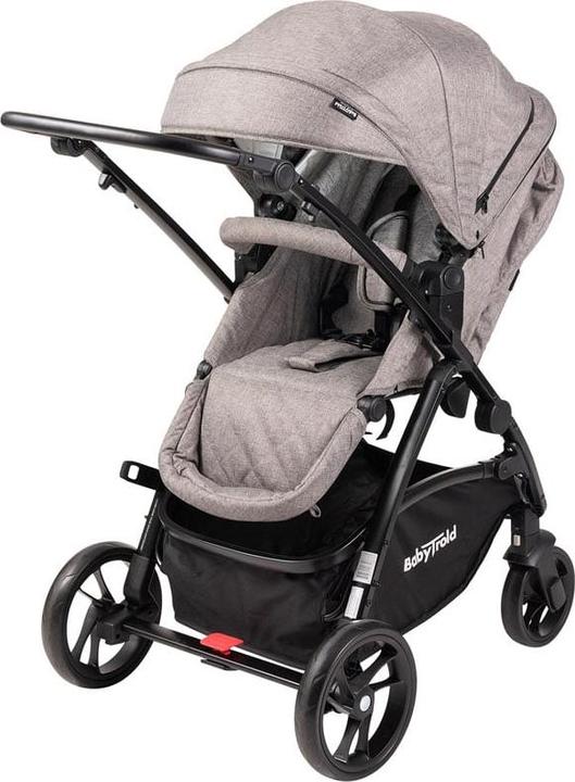 Babytrold Mini Combi Pram Grey Melange