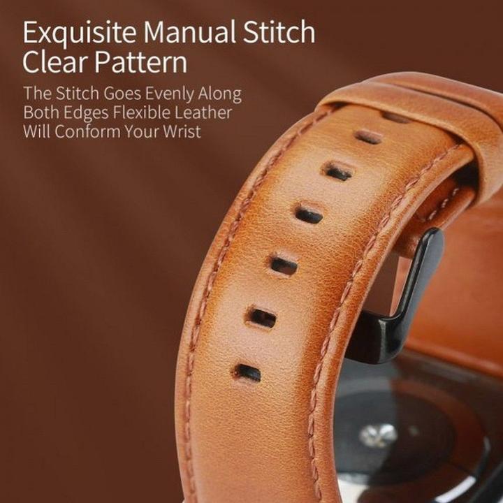 Produktbild Dux Ducis YA Armband (45 mm, 44 mm, 42 mm, 49 mm, Echtleder)