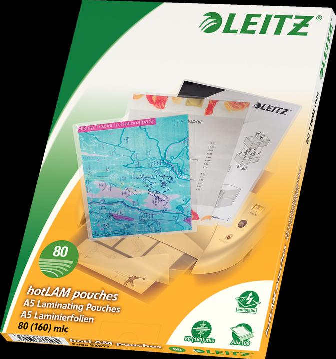 Produktbild Leitz Laminier-Folientasche (A5, 100 Stück, 80 µm)