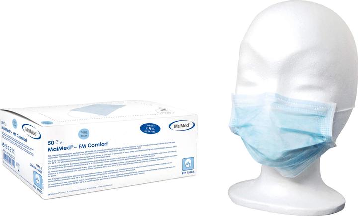 Produktbild No Name FM Comfort 75503 Mund-Nasen-Schutz 50 St. (Typ II, 50 x)