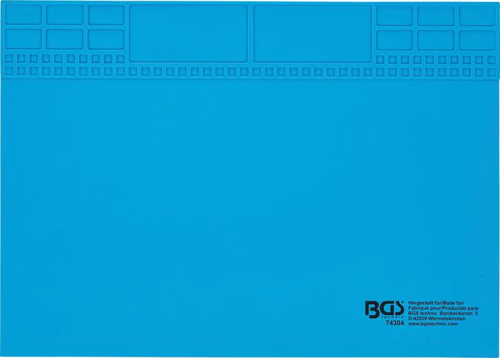 BGS Silikon-Arbeitsmatte | magnetisch | 350 x 245 x 3 mm