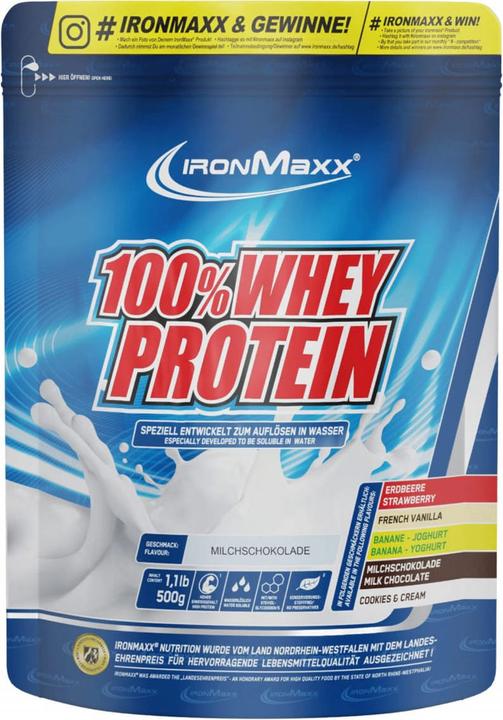 Produktbild IronMaxx Whey Protein (Milchschokolade, 1 Stk., 500 g)