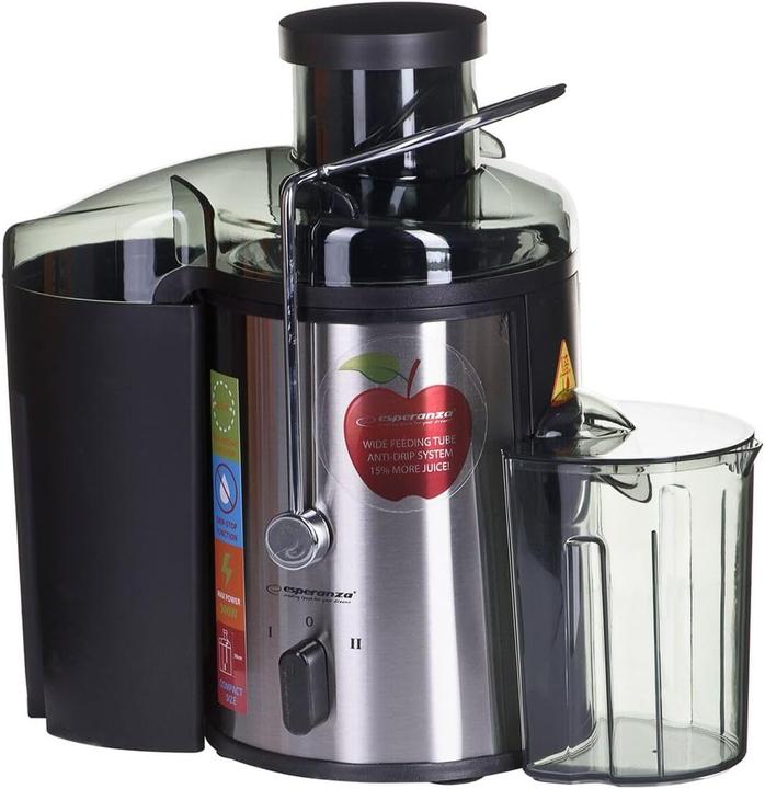 Image du produit Esperanza EKJ002 Extracteur de jus, acier inoxydable (Prise UE)