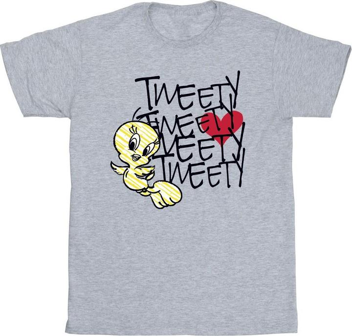 Immagine prodotto Looney Tunes Tweety Love Heart Maglietta Uomo (M)