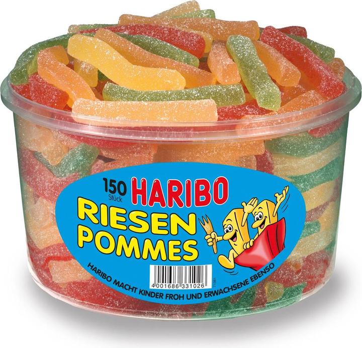 Actual product image Haribo Riesen-Pommes (150 pcs., 1200 g)