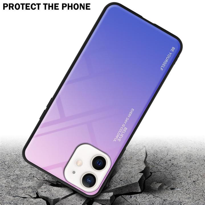 Produktbild Cadorabo TPU 2 Farben Glas Cover (Apple iPhone 12 mini)