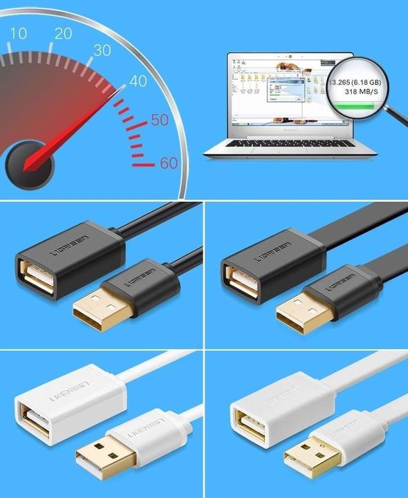 Image du produit Ugreen USB A — USB A (2 m, USB 2.0)