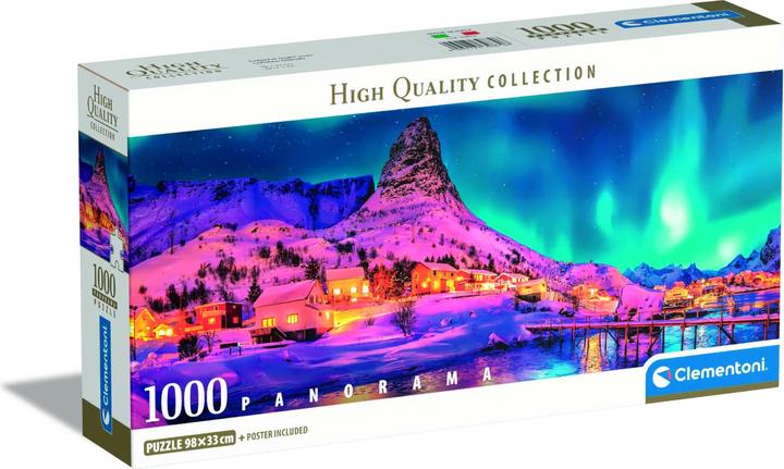 Produktbild Clementoni Panoramic puzzle 1000 pieces: Lofoten Islands (1000 Teile)