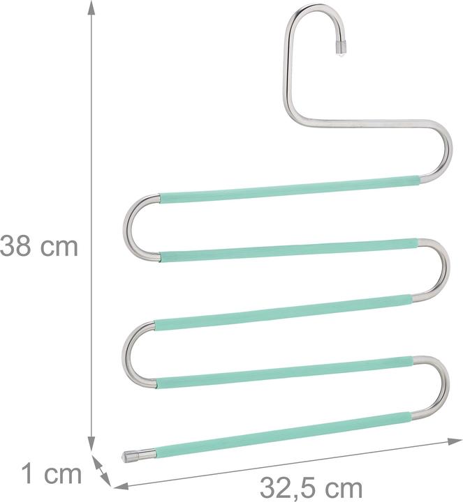 Image du produit Relaxdays 4x cintres pour pantalons multiples (1 x)