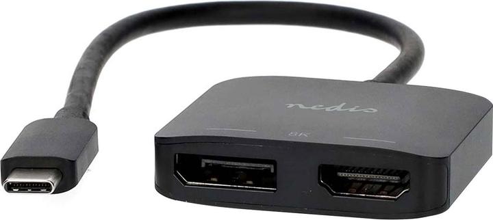 Produktbild Nedis USB-C™ Adapter | USB 3.2 Gen 1 | USB-C™ Stecker | DisplayPort Buchse / HDMI™ Ausgang | 8K@30Hz (USB Typ-C, 21 cm)