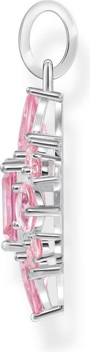 Immagine prodotto Thomas Sabo Ciondolo con pietre rosa in argento (Argento 925)