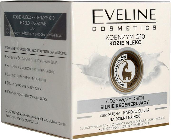 Produktbild Eveline Coenzyme Q10 Nourishing Strongly Regenerating Cream For Dry And Very Dry Skin For (50 ml, 24h Creme)