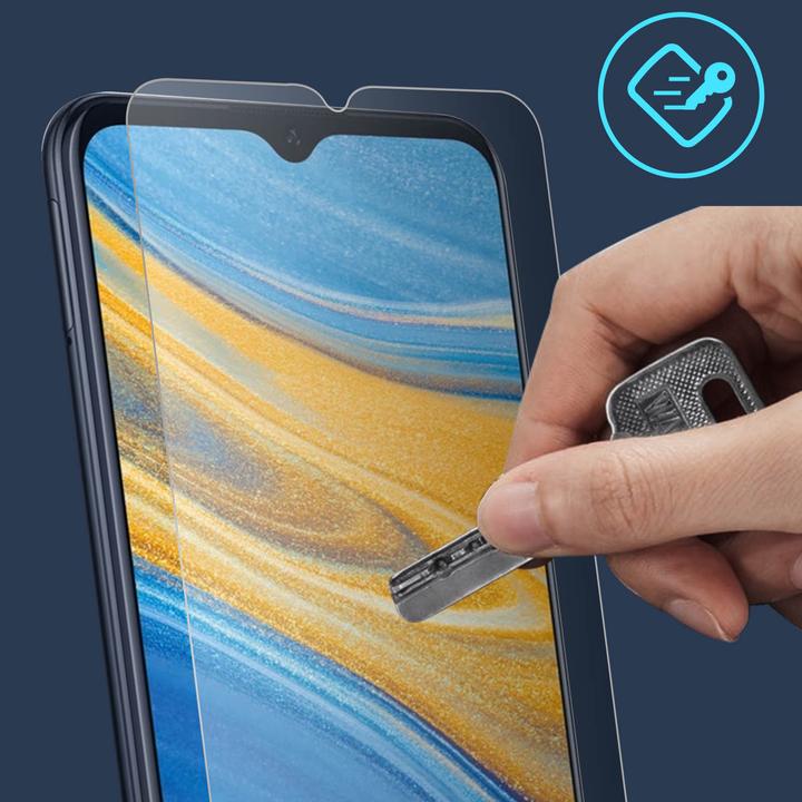 Actual product image Avizar Crystal clear film, glass screen protector (1 Piece, Vivo Y11S)