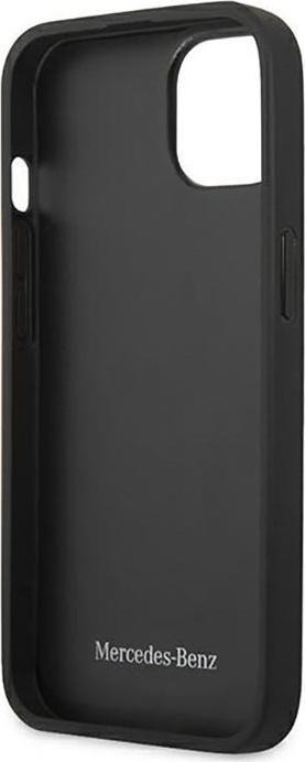 Actual product image Mercedes MEHCP14MARMBK iPhone 14 Plus 6.7" czarny/black hardcase Leather Urban (Apple iPhone 14 Plus)