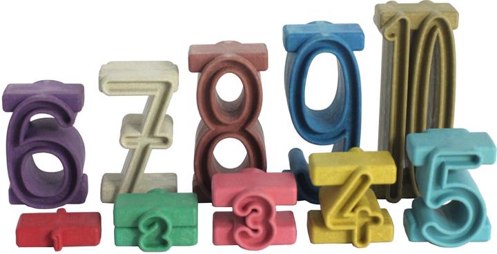 Produktbild Stapelzahlen 100er Zahlenraum in Montessori-Farben (Spanisch, Englisch, Französisch, Deutsch)