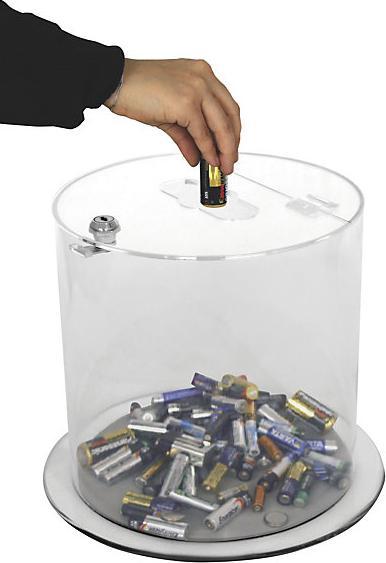 Actual product image kaiserkraft battery recycling container (37 l)