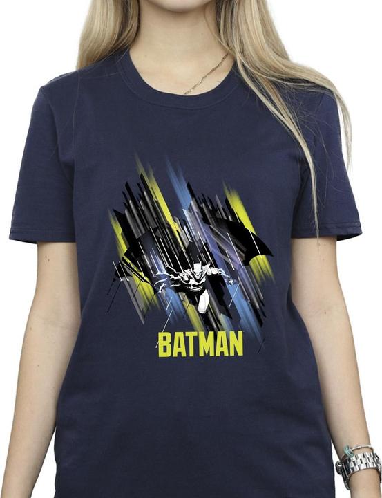 Image du produit Womens/Ladies Batman Flying Batman Cotton Boyfriend T-Shirt (XL)
