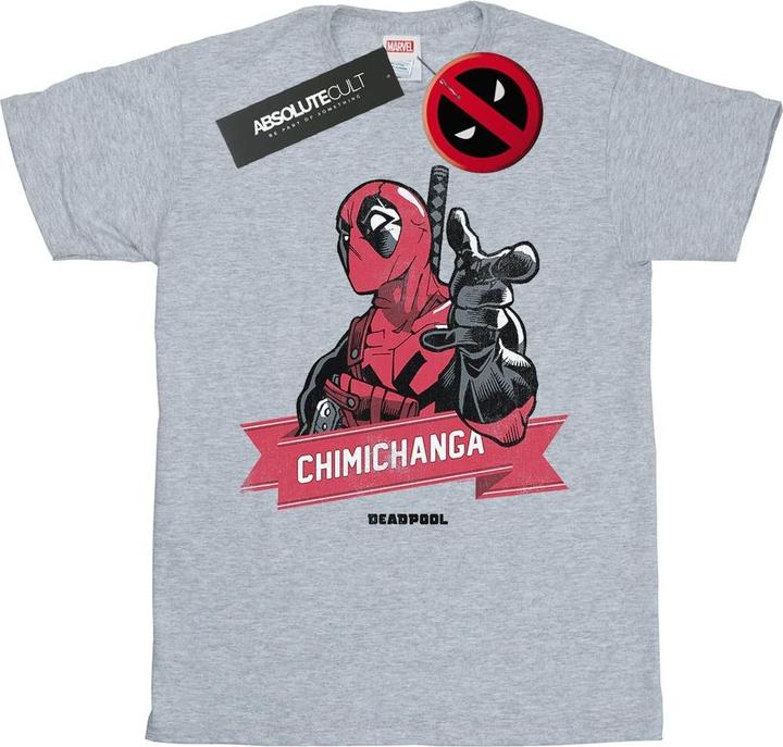 Image du produit - T-shirt DEADPOOL CHIMICHANGA FINGER - Homme (XXL)